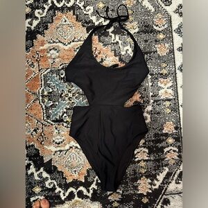 Aerie black swim one piece